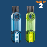 3-in-1 Bottle Gap Cleaner Brush Set β Pack of 2 | Deep Clean Cups & Crevices | Hygienic & Easy Wash