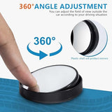 Set of 2 round rear view mirrors left right side car replacement mirrors automotive accessories