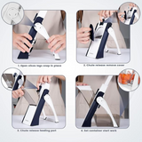 Vegetable slicer showing adjustable thickness dial safety guard and suction cup base for stability