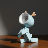 Mini LED desk lamp deer shape cute night light battery operated multicolor reading table lamp