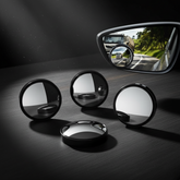 Round car rear view mirror set of 2 side mirrors universal replacement automotive parts