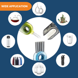 3-in-1 Bottle Gap Cleaner Brush Set – Pack of 2 | Deep Clean Cups & Crevices | Hygienic & Easy Wash