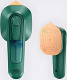 Mini portable travel steam iron handheld garment steamer with titanium panel for clothes ironing