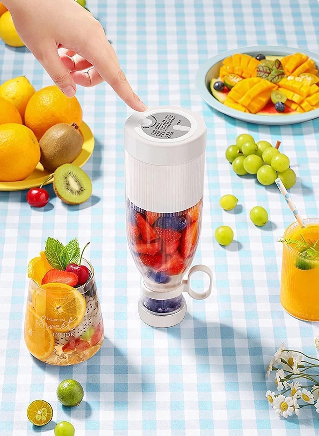 Portable Mini Juicer Bottle Electric - Personal Blender USB Rechargeable | Travel Smoothie Maker