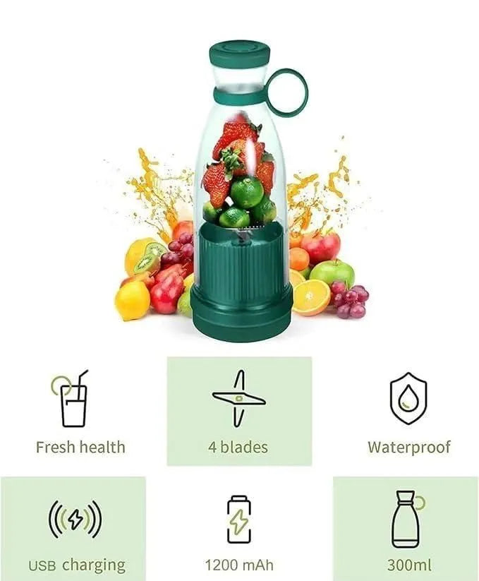 New Portable Mini Juicer Bottle Electric - Personal Blender USB Rechargeable | Travel Smoothie Maker