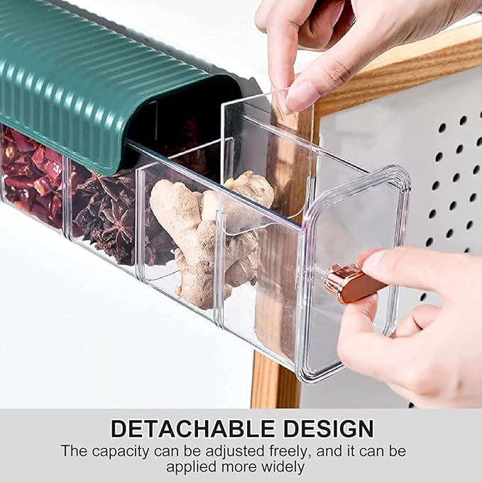 Clear Wall Mounted Drawer Organizer - Transparent Storage Organizer Box | Multi-Purpose Home Organization