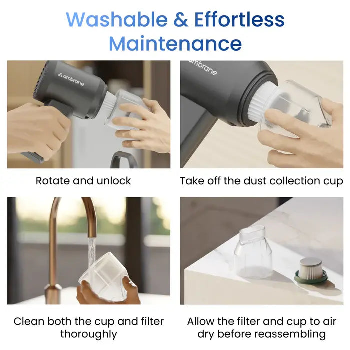 Portable Air Duster Wireless Vacuum Cleaner - Rechargeable Electric Blower | Electronics Cleaning Tool