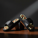 Acupressure Magnetic Therapy Paduka Slippers - Full Body Blood Circulation Massage Footwear Men Women