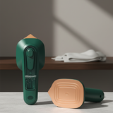 Mini portable travel steam iron handheld garment steamer with titanium panel for clothes ironing