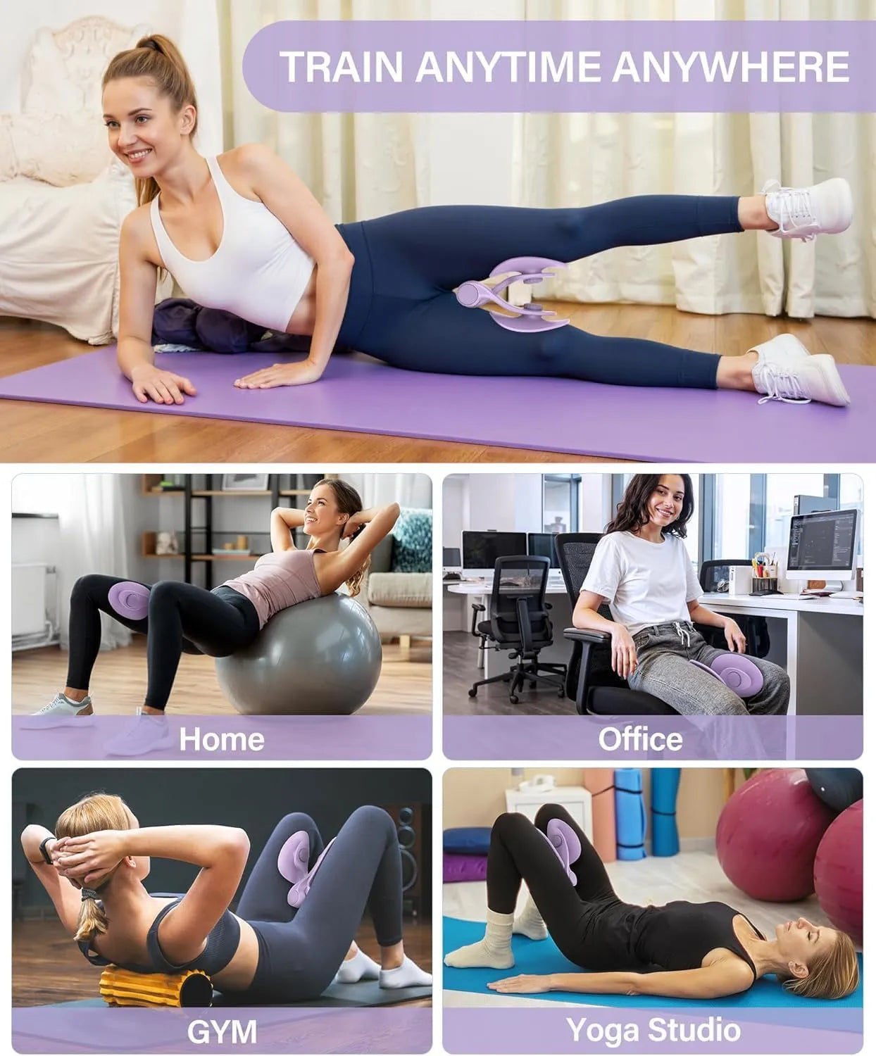 Tone and strengthen your thighs, hips, and more with this compact home workout tool