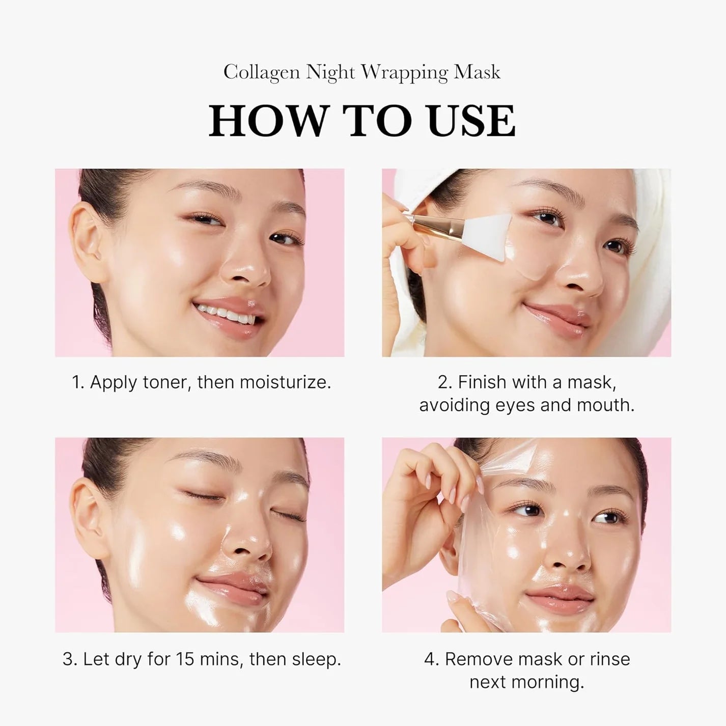 Collagen Overnight Wrapping Peel Off Facial Mask (PACK OF 1)