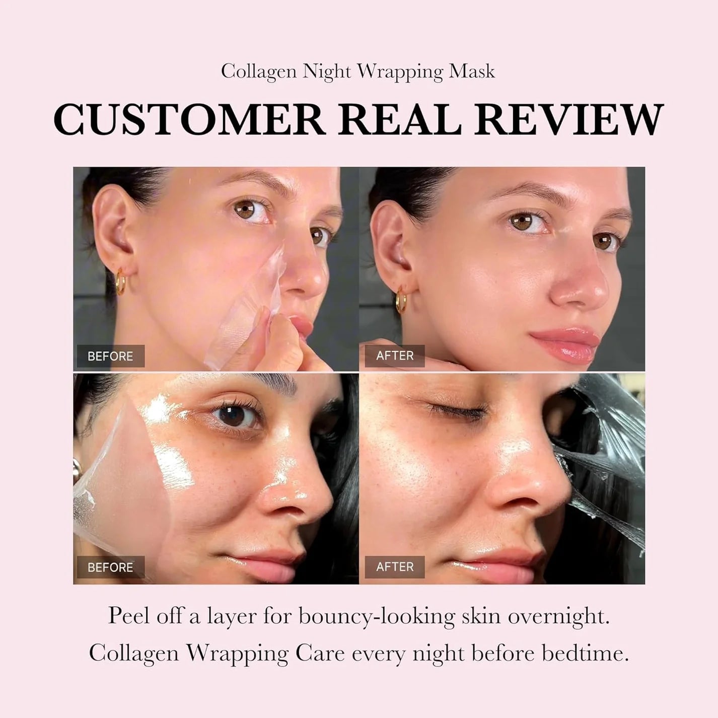 Collagen Overnight Wrapping Peel Off Facial Mask (PACK OF 1)