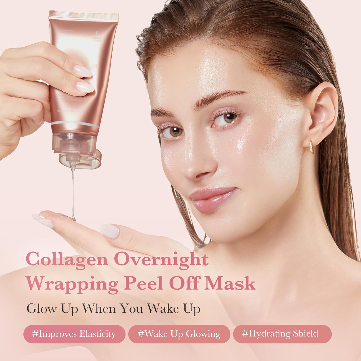 Collagen Overnight Wrapping Peel Off Facial Mask (PACK OF 1)